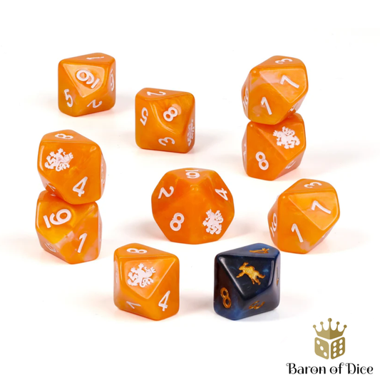 Blood & Plunder Dutch Dice Set by Baron of Dice
