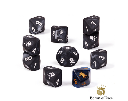 Blood & Plunder Unaligned Dice Set by Baron of Dice