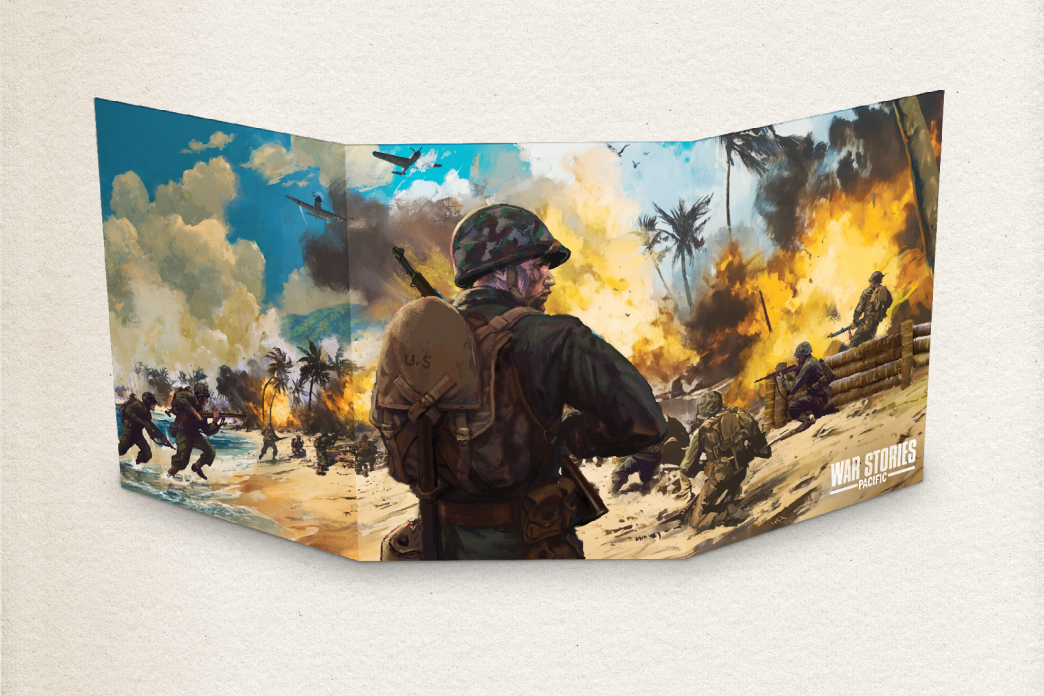 War Stories: Pacific GM Screen – Landscape WWII RPG Game Master Screen