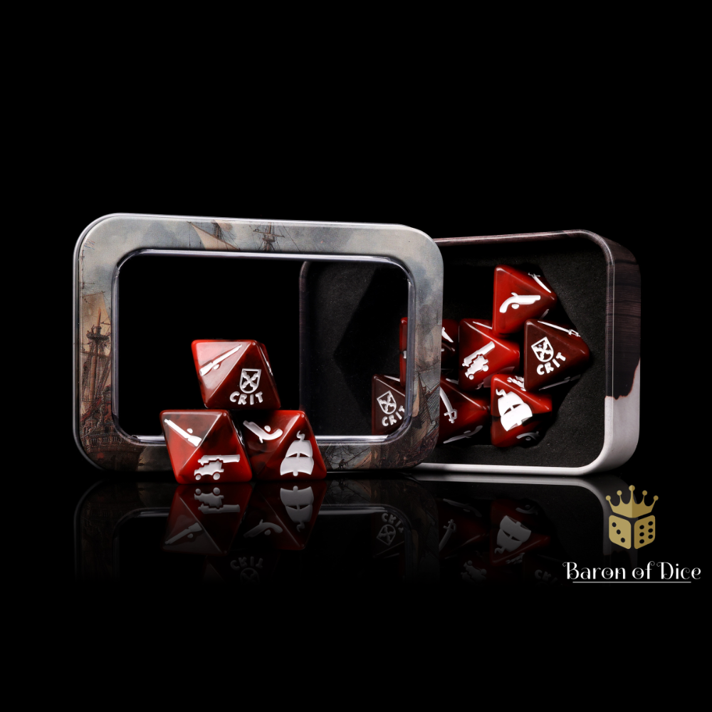 Oak & Iron Spanish Dice Set by Baron of Dice