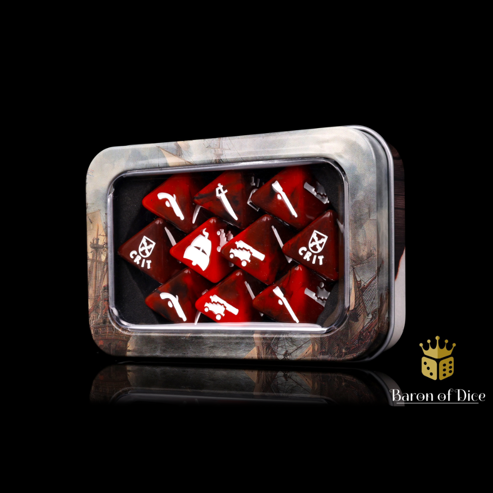 Oak & Iron Spanish Dice Set by Baron of Dice