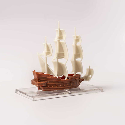 Unpainted Plastic Galleon