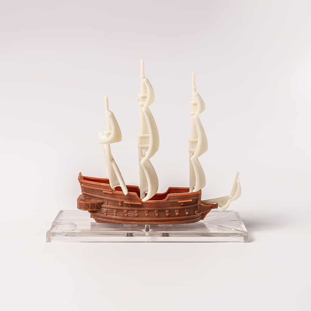 Unpainted Plastic Galleon