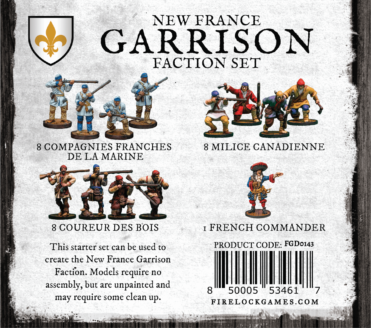 Firelock Tokens New France Garrison Faction Set – Firelock Games