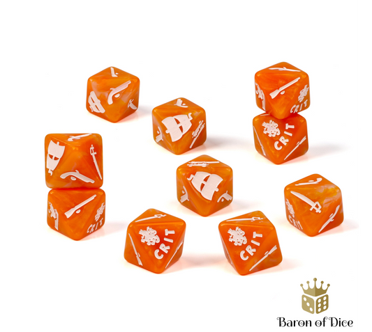 Oak & Iron Dutch Dice Set by Baron of Dice