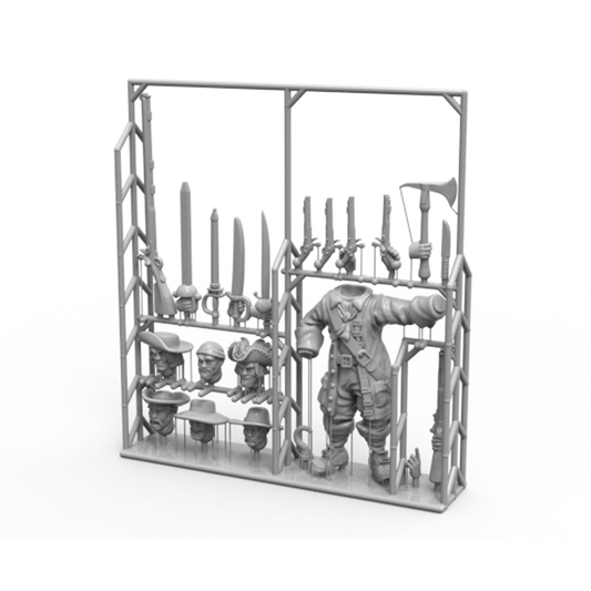 Port Royal Customizable Character Sprue [Pre-Order]