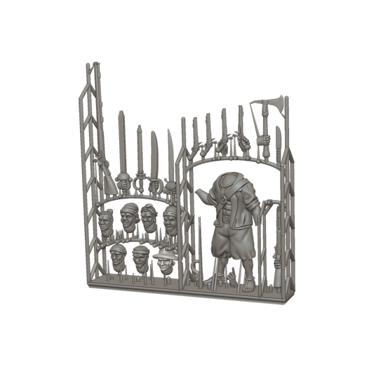 Port Royal Customizable Maroon Character Sprue