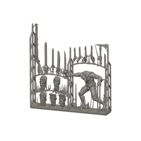 Port Royal Customizable Native American Character Sprue