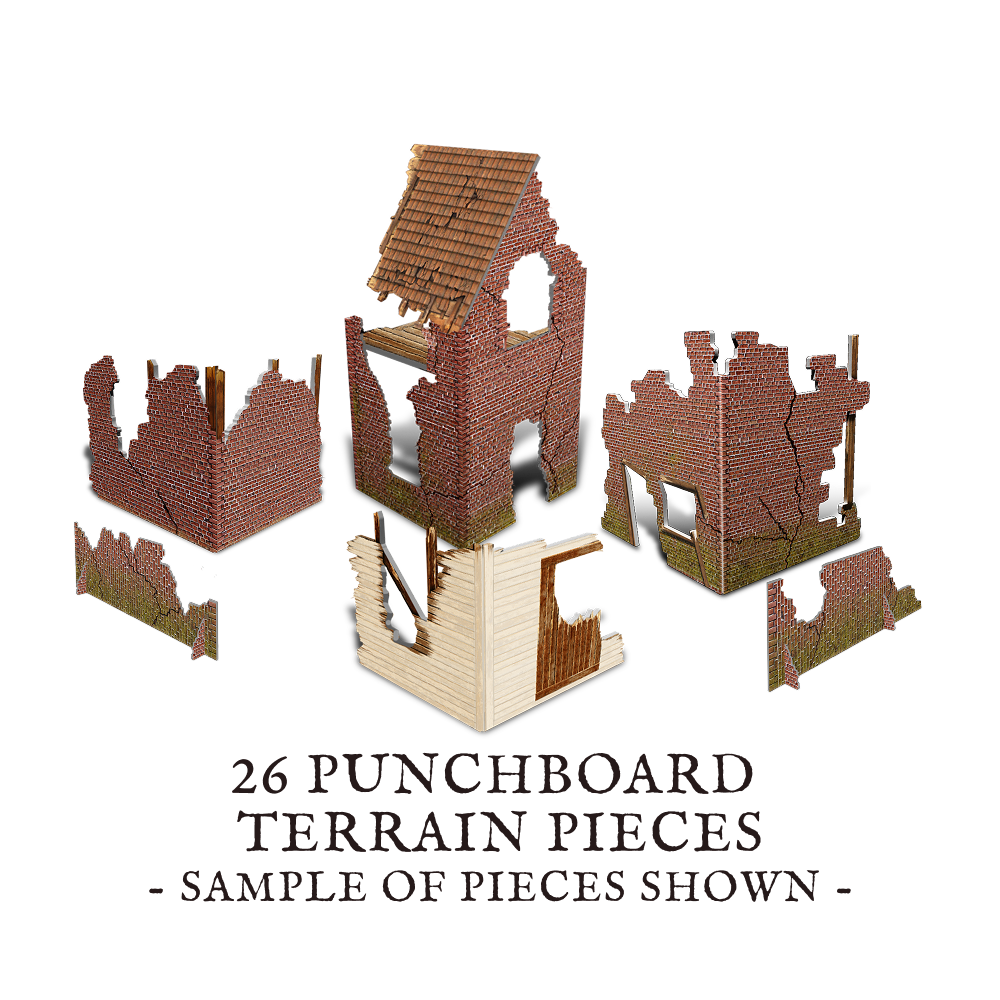 Port Royal Tokens and Terrain punchboard Set [Pre-Order]