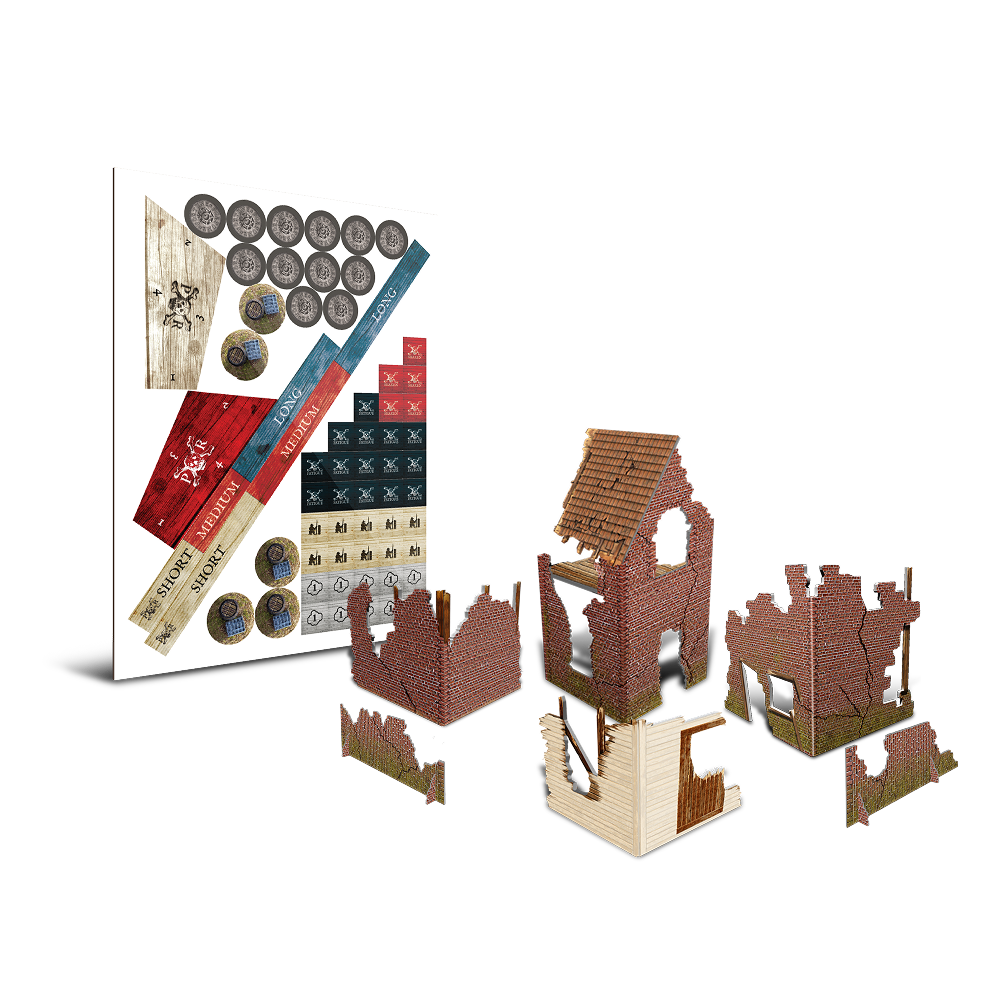 Port Royal Tokens and Terrain punchboard Set [Pre-Order]