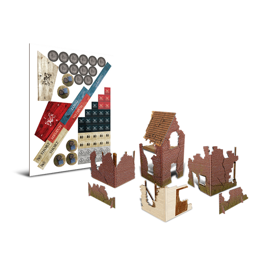 Port Royal Tokens and Terrain punchboard Set