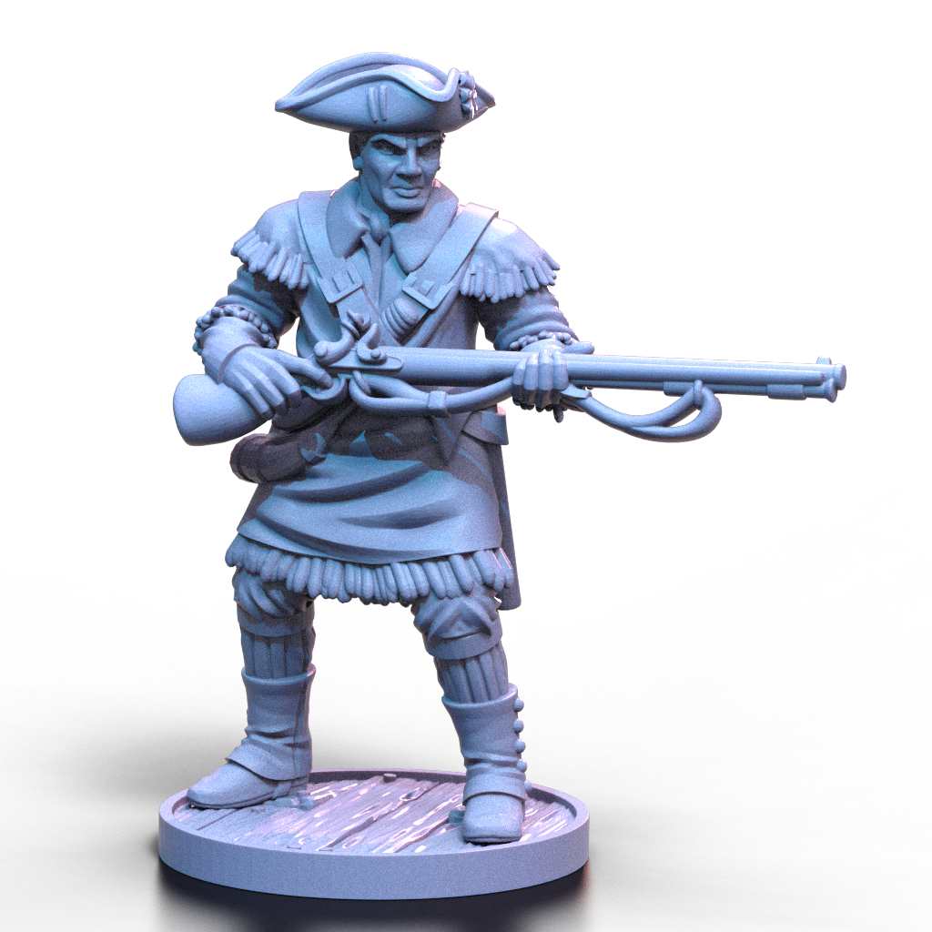 American Revolutionary War Continental Soldier