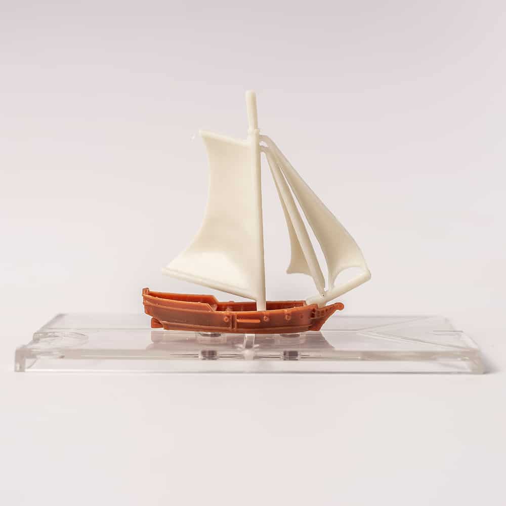 Unpainted Plastic Sloop-1