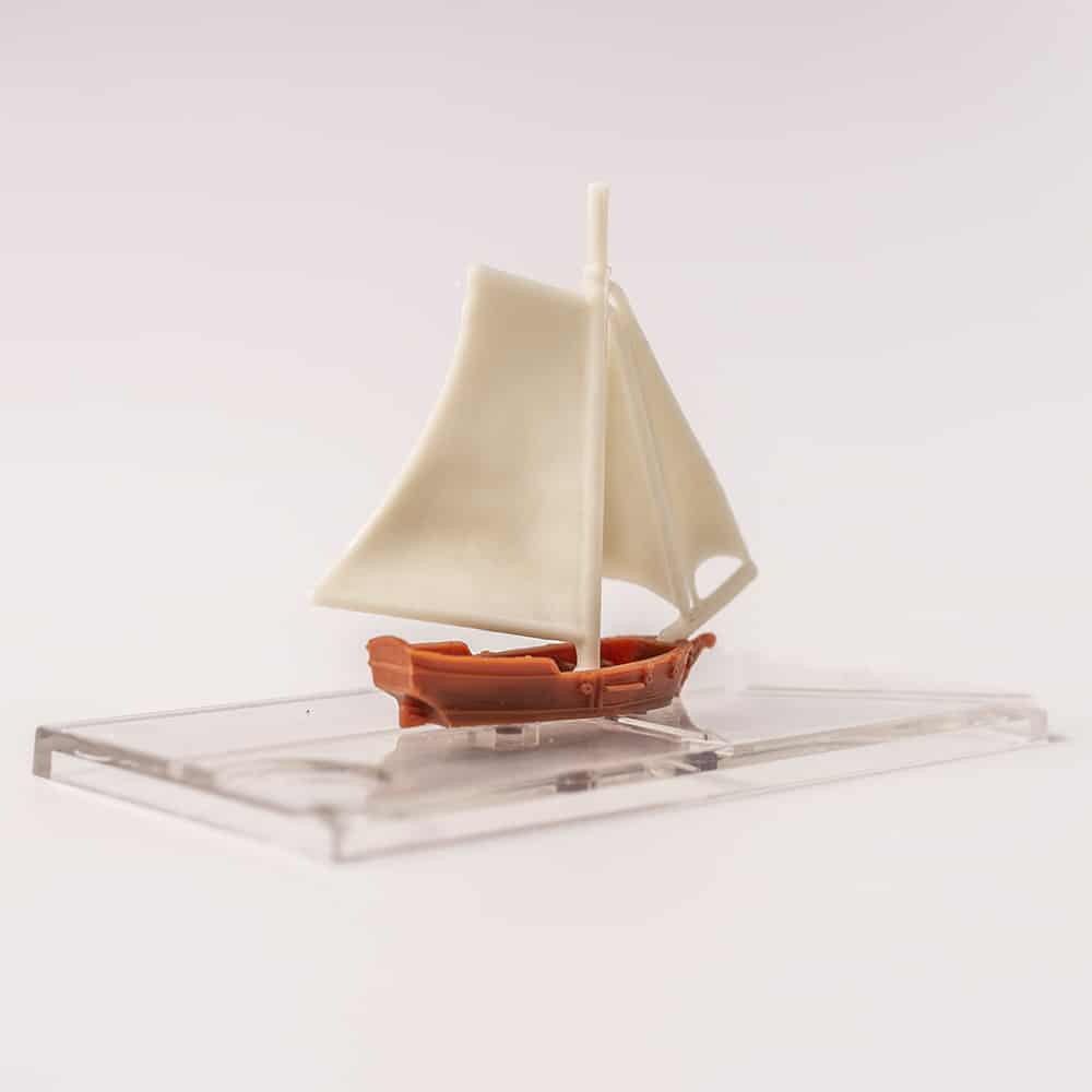 Unpainted Plastic Sloop