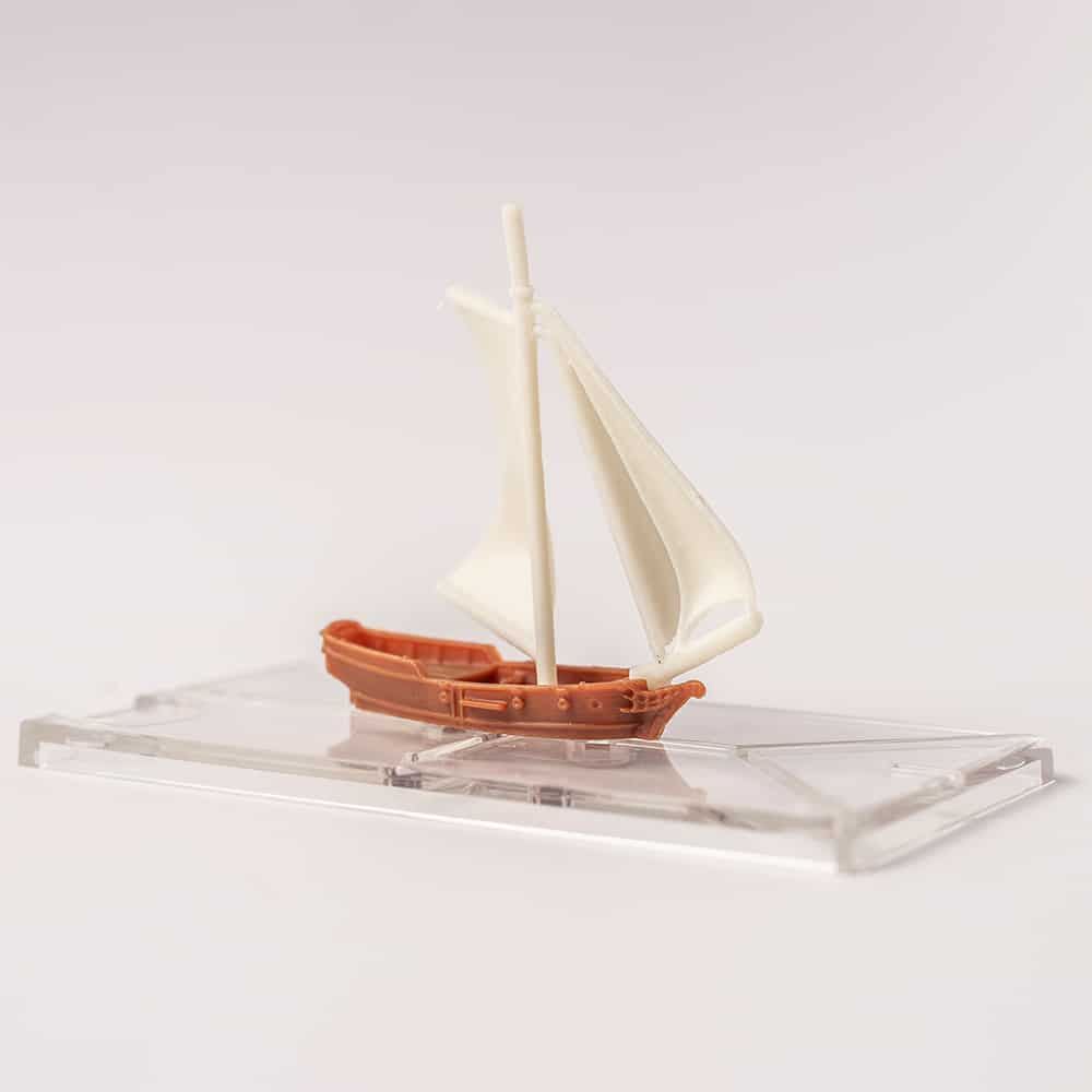 Unpainted Plastic Sloop