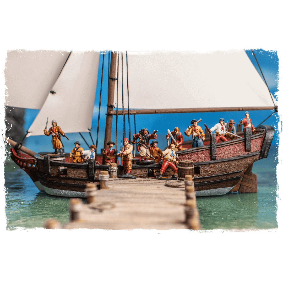 Blood & Plunder: Blackbeard vs Maynard 2 Player Starter Set – Epic Pirate Battles Await!