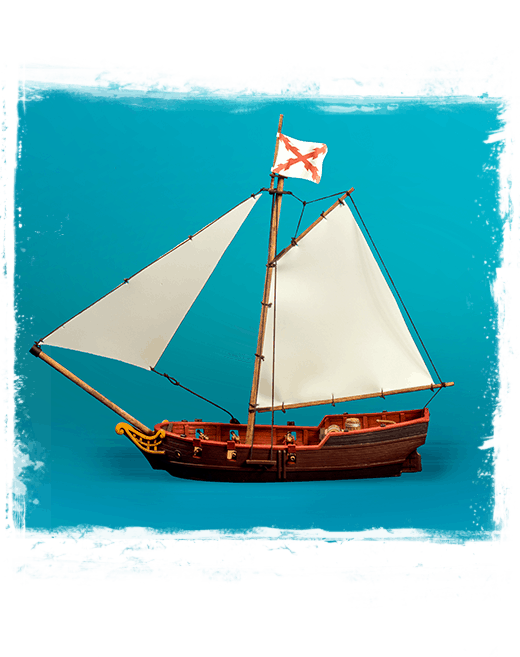 Rectangular Sail Sloop Sloop Sailing Ship