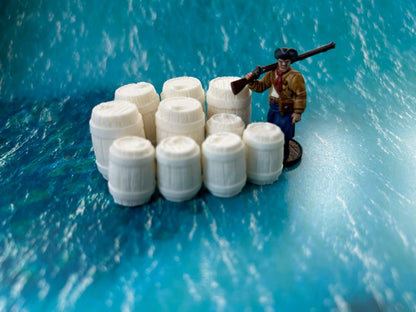 10 Resin Plastic Barrels