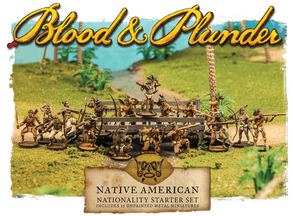 Native American Army Box Metal Miniatures