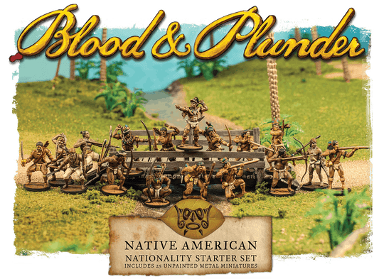 Native American Army Box Metal Miniatures