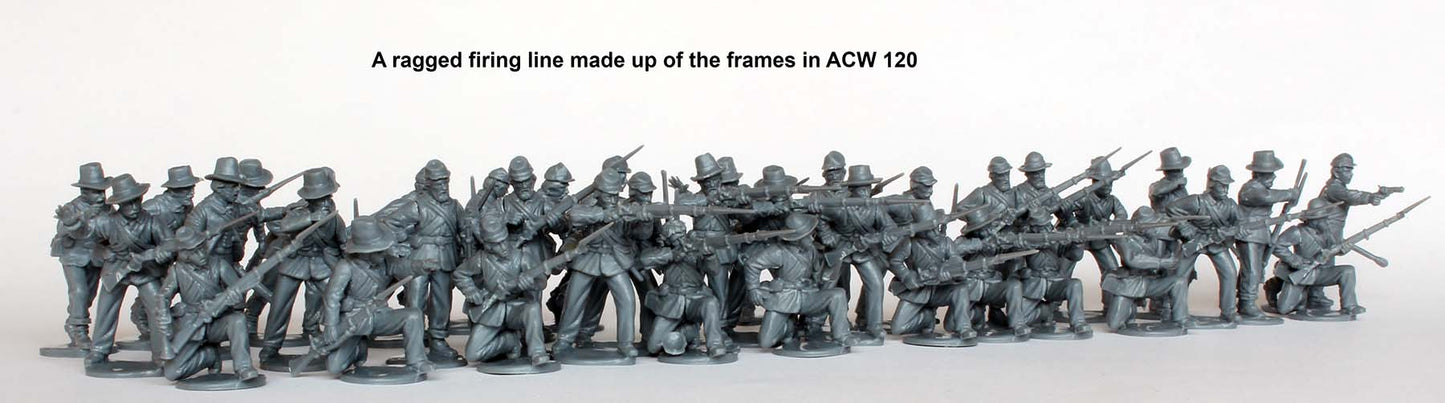 Perry Miniatures: American Civil War Union Infantry in sack coats skirmishing 1861-65